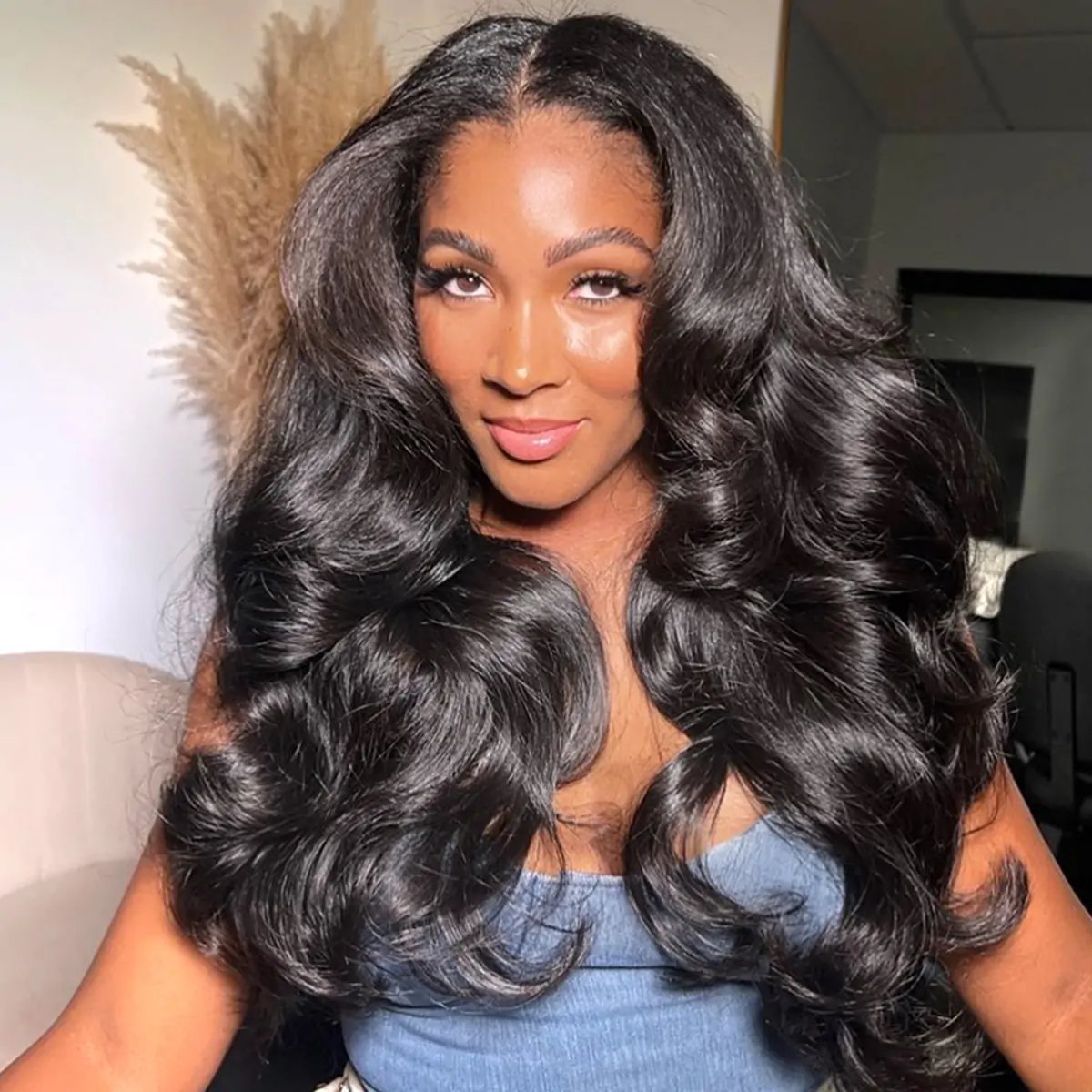 Brazilian Body Wave Hair U Part Wig