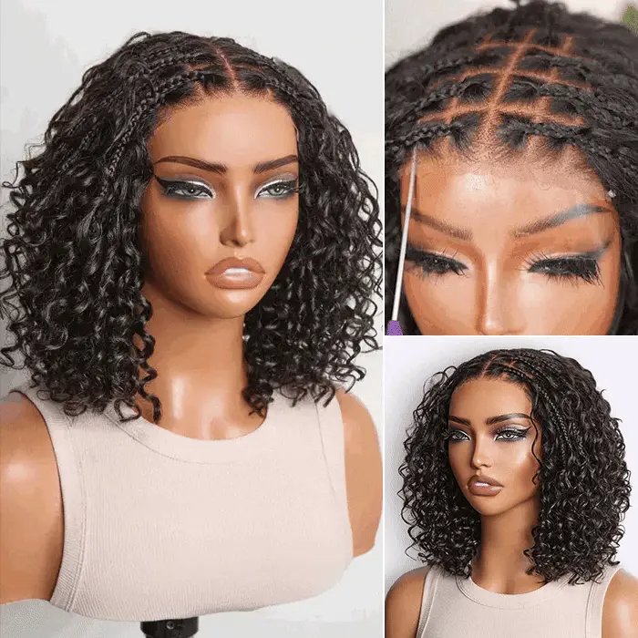 Boho Braids 6x5 Bouncy Water Glueless Wig 200%