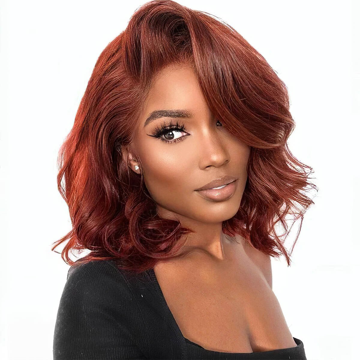 Straight short Bob wigs Lace Front Wig